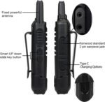 Retevis RT22 Two Way Radio Long Range Rechargeable,Portable 2 Way Radio, USB-C Charging, Handsfree Walkie Talkies for Adults Cruise Hiking Camping(4 Pack) - Image 2