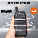 Retevis RT22 Two Way Radio Long Range Rechargeable,Portable 2 Way Radio, USB-C Charging, Handsfree Walkie Talkies for Adults Cruise Hiking Camping(4 Pack) - Image 7