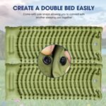 Sleeping Pad for Camping - Ultralight Camping Mattress with Pillow, Built-in Foot Pump, Compact Inflatable Portable Mat for Backpacking, Hiking, Car Traveling, Beach, Tent - Image 6